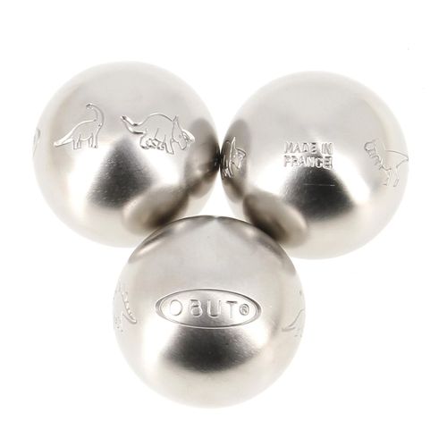 Boules De Pétanque Obut Boules De Pétanque Obut Junior Inox Dino Argent Métalisé Unique